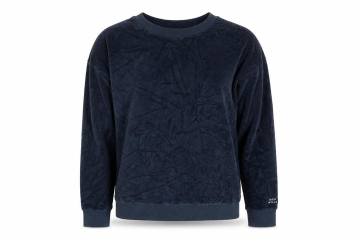 Jack Wills Womens Blue Cotton Pullover Sweatshirt Size 8 Pullover - Lounge Top