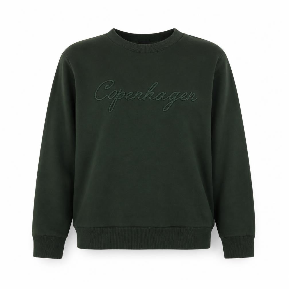 Dunnes Stores Womens Green Cotton Pullover Hoodie Size M - Copenhagen