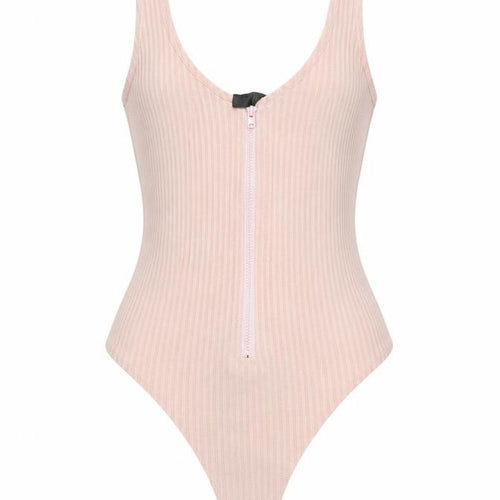 Love & Other Things Womens Pink Polyester Bodysuit One-Piece Size XS Snap