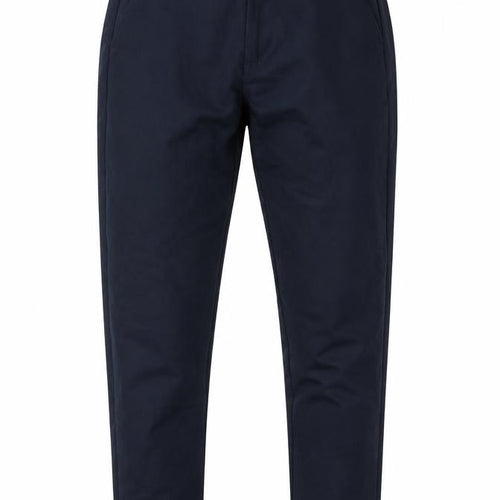 Bershka Womens Blue Cotton Trousers Size 8 L26 in Regular Button