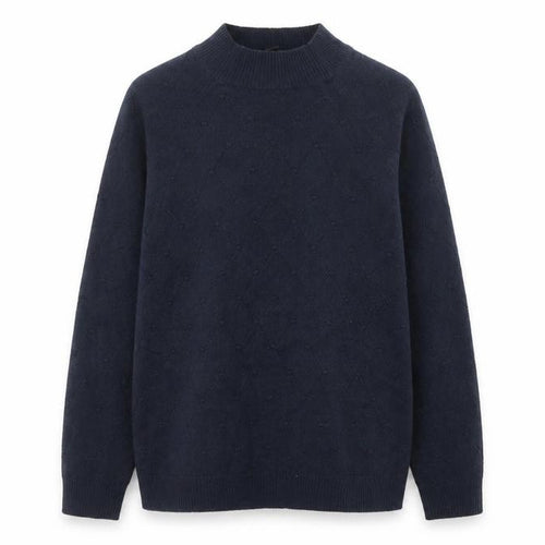 ESMARA Womens Blue Round Neck Polyacrylate Fibre Pullover Jumper Size L
