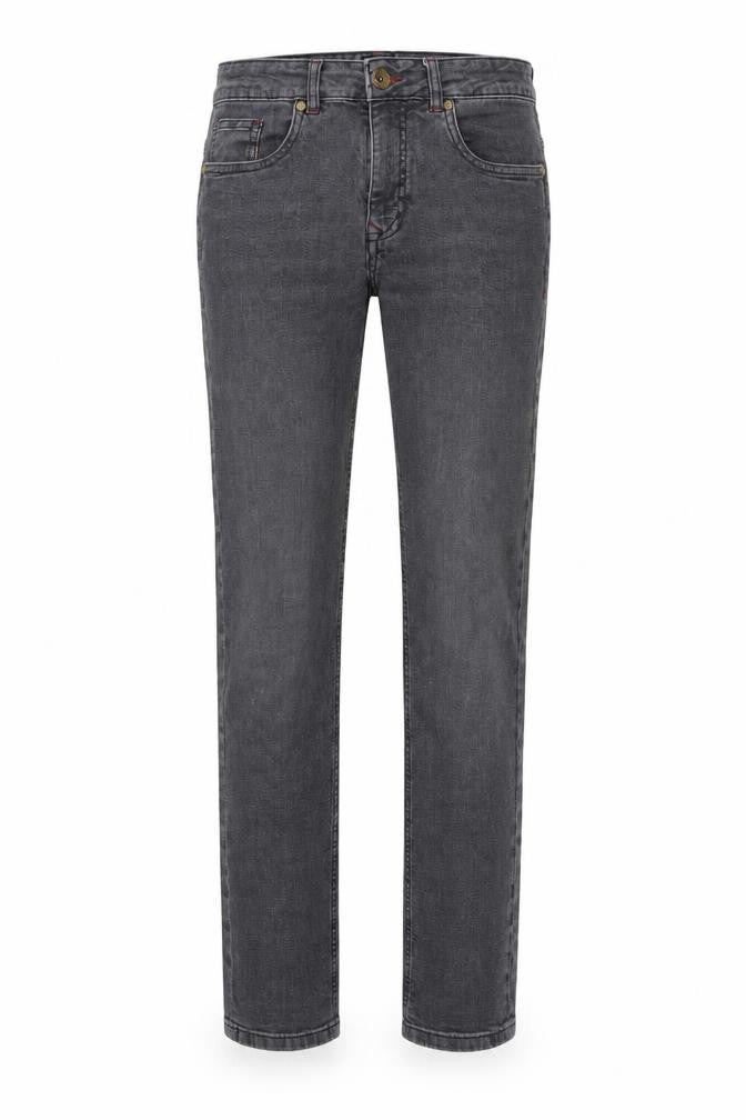 Industrialize Womens Grey Cotton Straight Jeans Size 30 L31 in Regular Zip