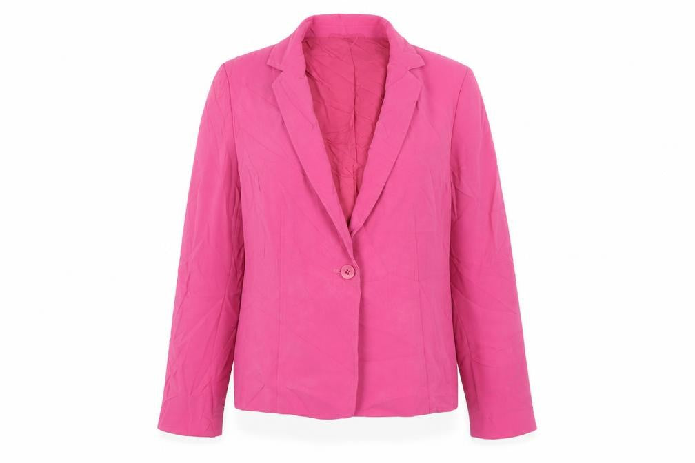 Planet Womens Pink Triacetate Jacket Suit Jacket Size 10