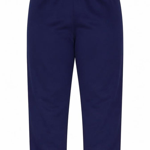 Anne De Lancay Womens Blue Polyester Jogger Trousers Size L L29 in Regular