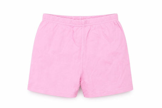 Front view of Cherokee girls’ pink cotton cropped trousers, size 12-18, months pullover
