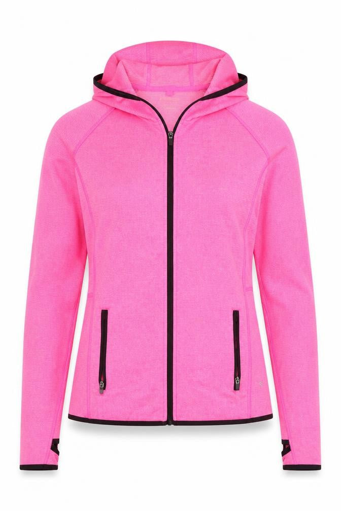 WorkOut Womens Pink Jacket Size 8 Zip