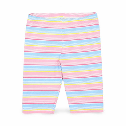 Dunnes Stores Girls Multicoloured Striped Cotton Jegging Trousers Size 9 Months Regular Pullover