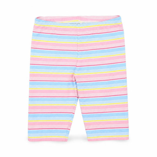 Dunnes Stores Girls Multicoloured Striped Cotton Jegging Trousers Size 9 Months Regular Pullover