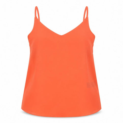 F&F Womens Pink Polyester Camisole Tank Size 6 V-Neck