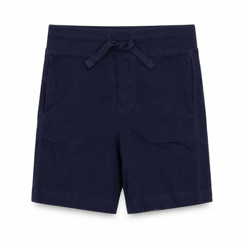 Gap Boys Blue Cotton Sweat Shorts Size 2 Years Regular Drawstring