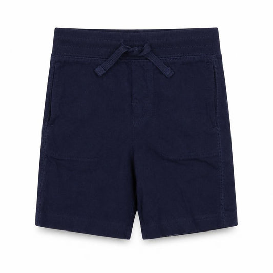 Gap Boys Blue Cotton Sweat Shorts Size 2 Years Regular Drawstring