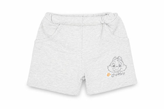 Front view of George boys’ grey cotton jogger trousers, size 3-6, months pullover - disney