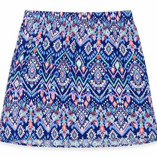 Divided by H&M Womens Blue Geometric Viscose Mini Skirt Size 6