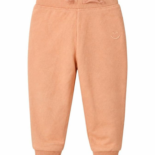 Dunnes Stores Boys Brown Cotton Jogger Trousers Size 9-12 Months Drawstring