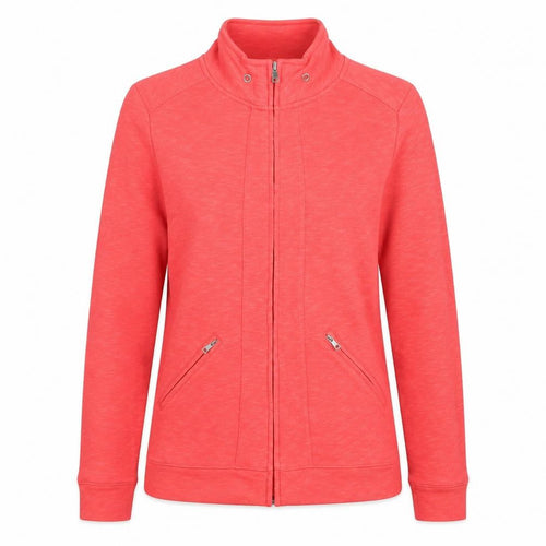 Croft & Barrow Womens Pink Cotton Full Zip Hoodie Size S Zip