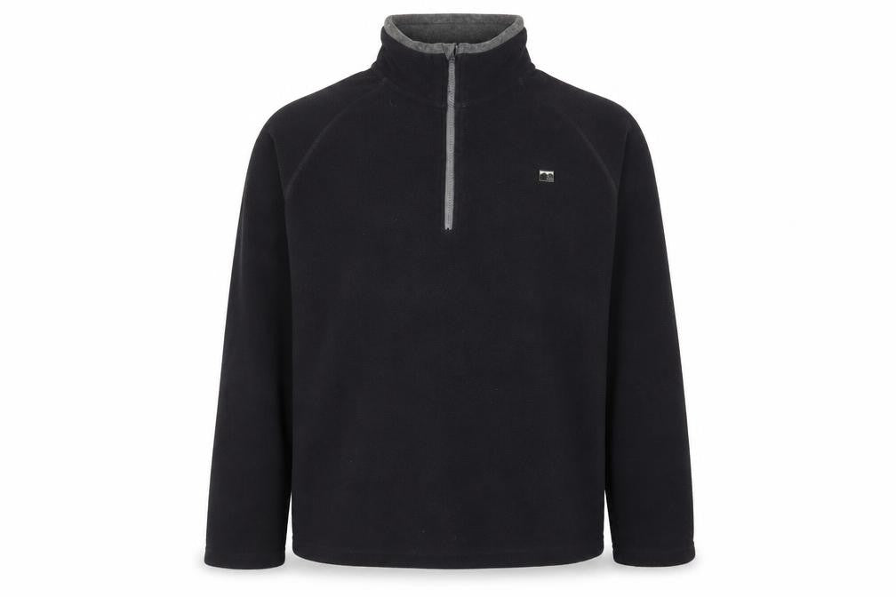 Front view of Cargo Quay men’s blue polyester pullover sweatshirt, size L