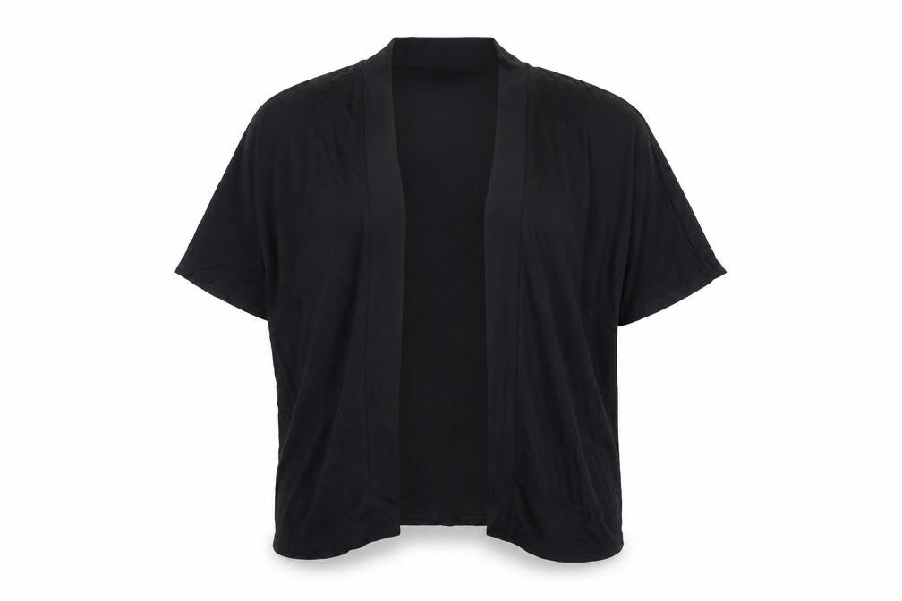 George Womens Black V-Neck Viscose Cardigan Jumper Size 12