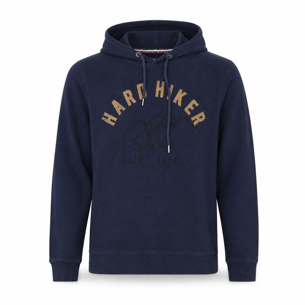 Produkt Mens Blue Cotton Pullover Hoodie Size S - Hard Hiker