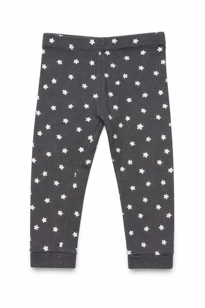 F&F Baby Grey Geometric Cotton Jogger Leggings Size 18 Months Pullover - Star Print