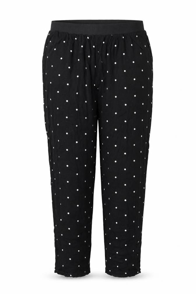 G:21 Womens Black Polka Dot Polyester Trousers Size 34 in L26 in Regular