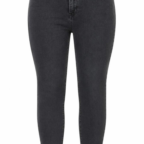 NEXT Womens Grey Cotton Skinny Jeans Size 10 L27 in Regular Button