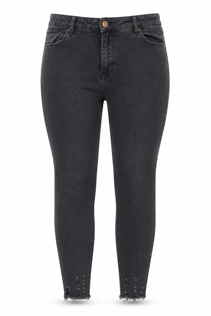 NEXT Womens Grey Cotton Skinny Jeans Size 10 L27 in Regular Button