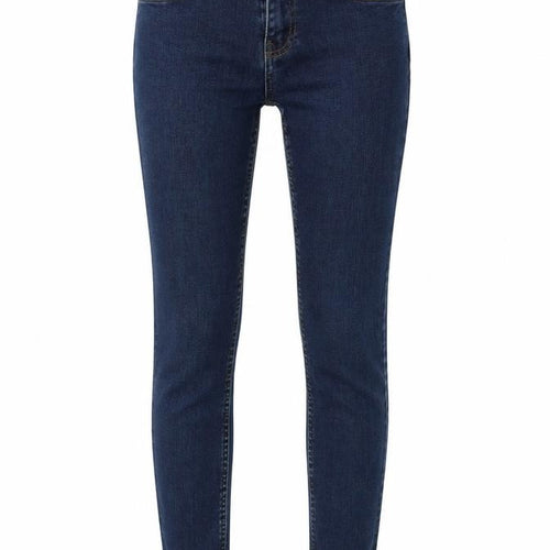 Diverse Womens Blue Cotton Skinny Jeans Size 6 L26 in Regular Zip