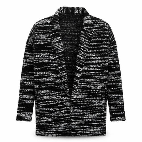 Warehouse Womens Grey V-Neck Acrylic Cardigan Jumper Size 10