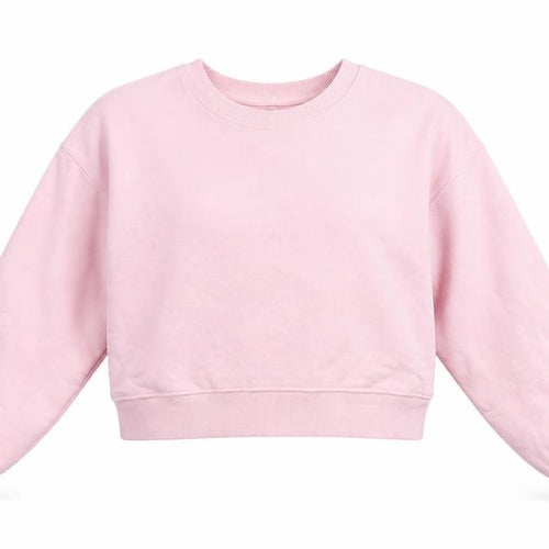 Pull&Bear Womens Pink Cotton Pullover Sweatshirt Size S Pullover