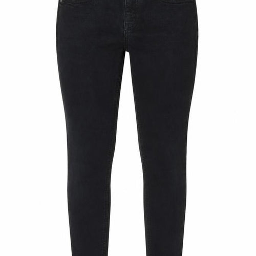 Topshop Womens Black Cotton Skinny Jeans Size 28 in L32 in Regular Zip