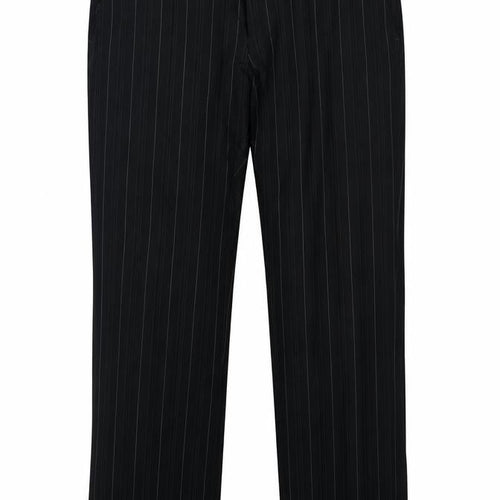 Preworn Mens Black Polyester Trousers Size 36 in L27 in Regular Zip