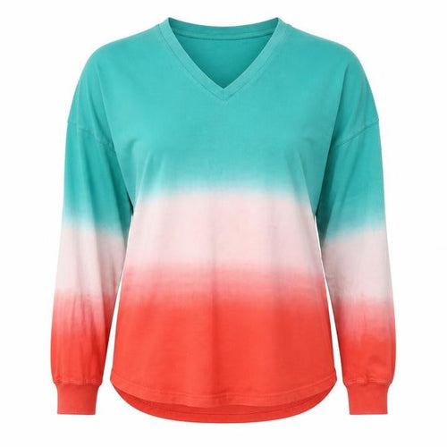 Spirit Womens Multicoloured Cotton Basic T-Shirt Size S V-Neck - Sandals Barbados