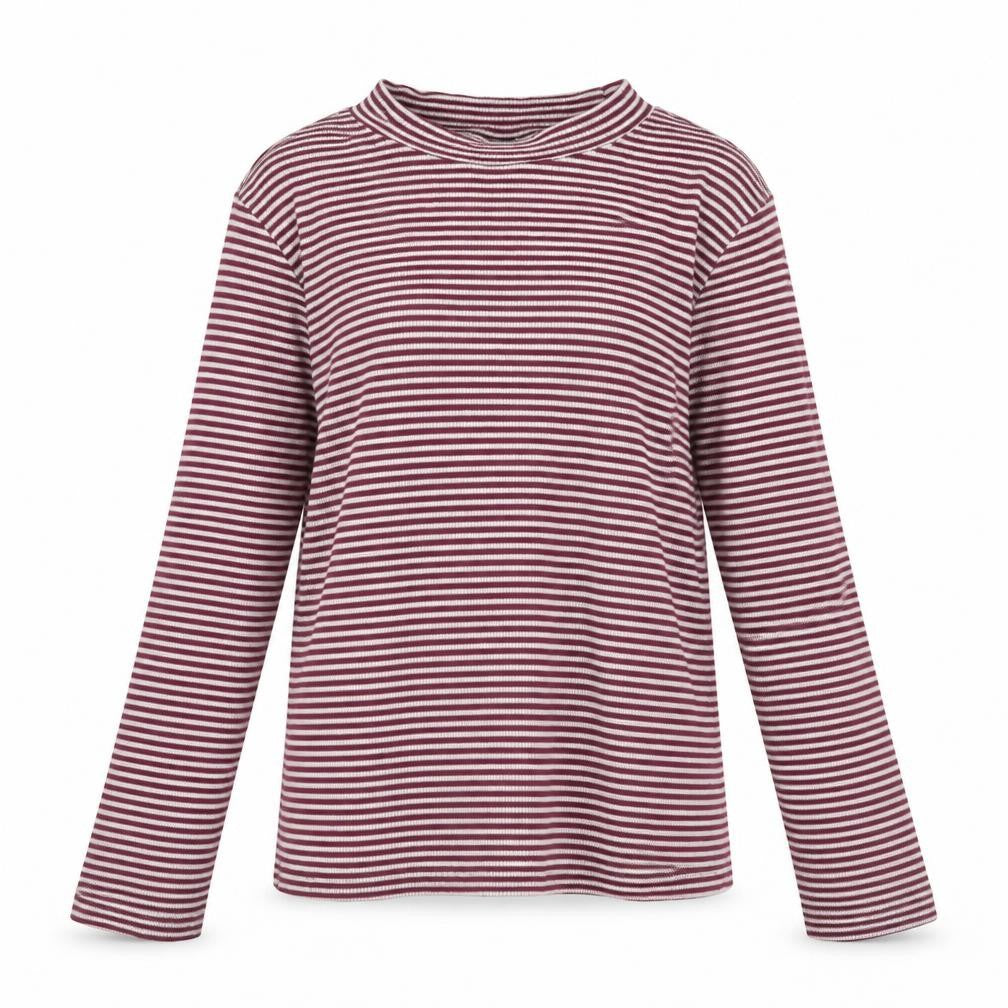 I Love Girls Wear Girls Multicoloured Striped Cotton Pullover T-Shirt Size 13 Years Round Neck