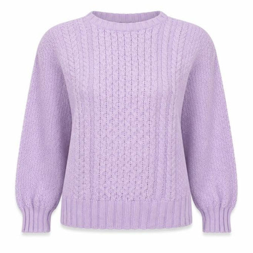 Generation Fashion Womens Purple Roll Neck Geometric Acrylic Pullover Jumper Size 16