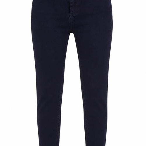 Savida Womens Blue Cotton Skinny Jeans Size 8 L27 in Regular Button