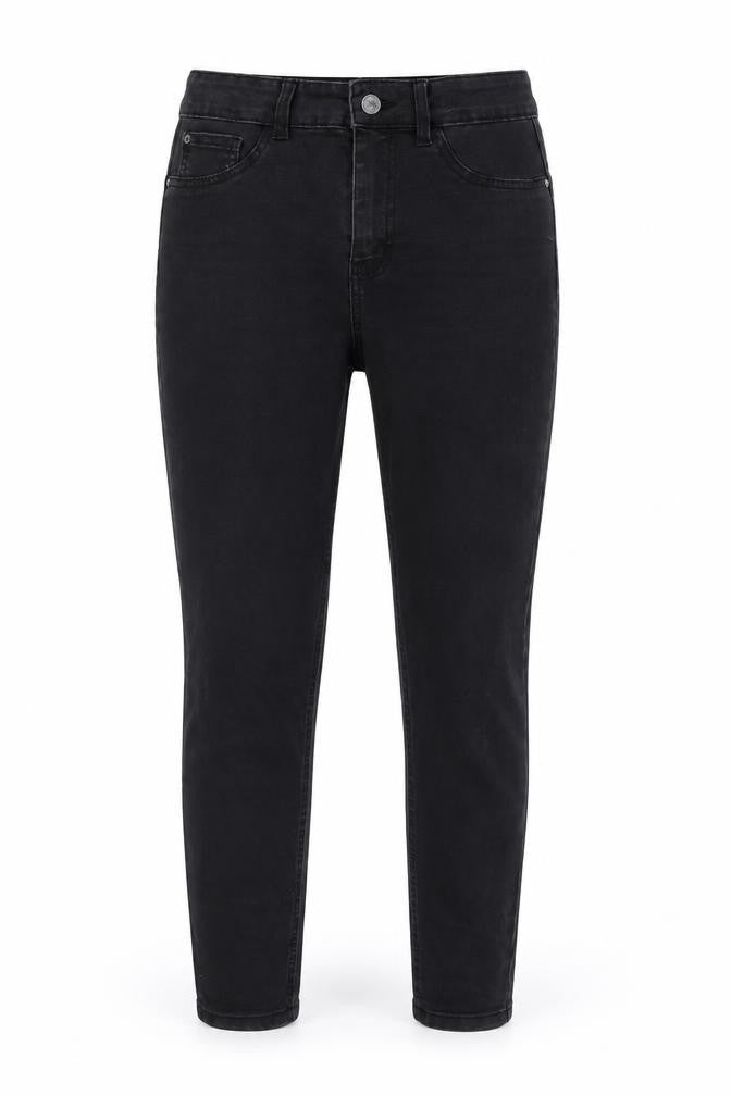 Denim Co. Womens Black Cotton Skinny Jeans Size 10 L30 in Regular Button
