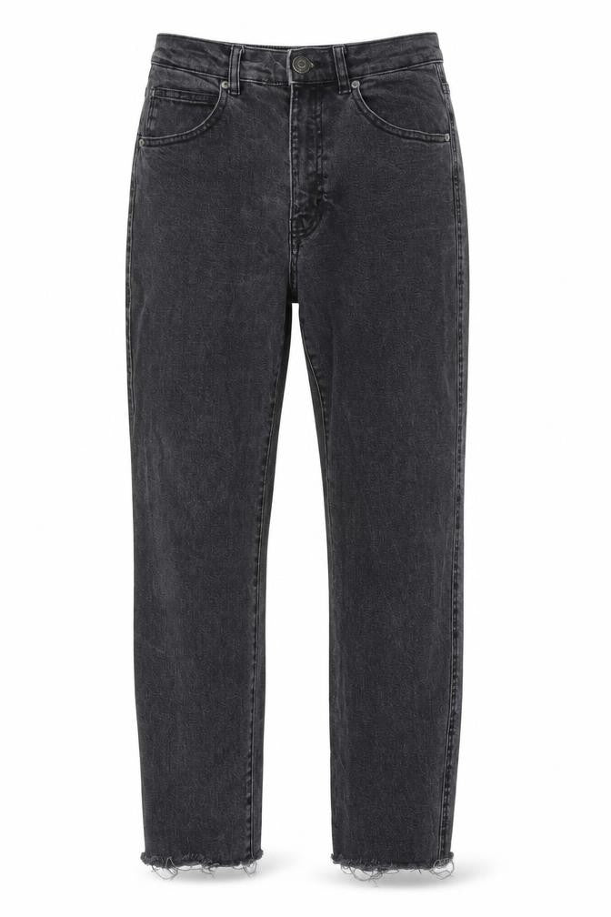 Pull&Bear Womens Grey Cotton Straight Jeans Size 8 L26 in Regular Button