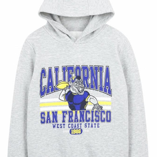 Dunnes Stores Boys Grey Cotton Pullover Hoodie Size 10-11 Years Pullover - California