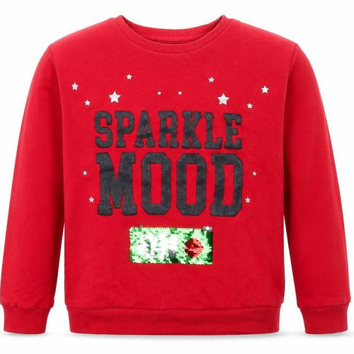 Dunnes Stores Boys Red Cotton Pullover Hoodie Size 9 Years Pullover - Sparkle Mood, Christmas