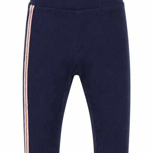 Dunnes Stores Girls Blue Cotton Jogger Trousers Size 6-9 Months Pullover - Legging