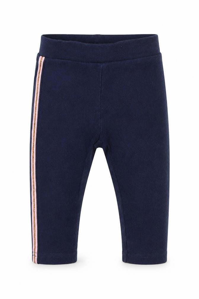 Dunnes Stores Girls Blue Cotton Jogger Trousers Size 6-9 Months Pullover - Legging