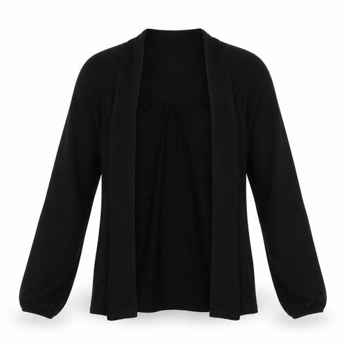 Wallis Womens Black V-Neck Viscose Cardigan Jumper Size S