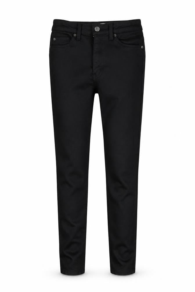 H&M Womens Black Polyester Skinny Jeans Size 8 L25 in Regular Zip