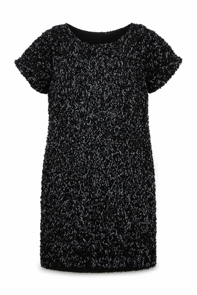 Apricot Womens Black Polyester Shift Size 10 Round Neck Pullover
