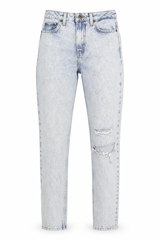 Topshop Womens Blue Cotton Skinny Jeans Size 25 in L32 in Regular Zip