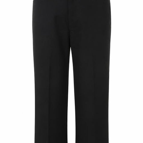 Debenhams Boys Black Polyester Capri Trousers Size 11 Years Regular Button - School Wear
