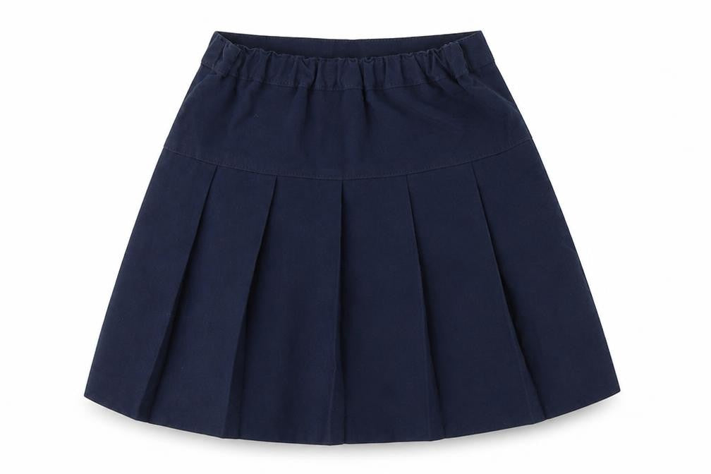 Dunnes Stores Girls Blue Polyester Pleated Skirt Size 4-5 Years Regular