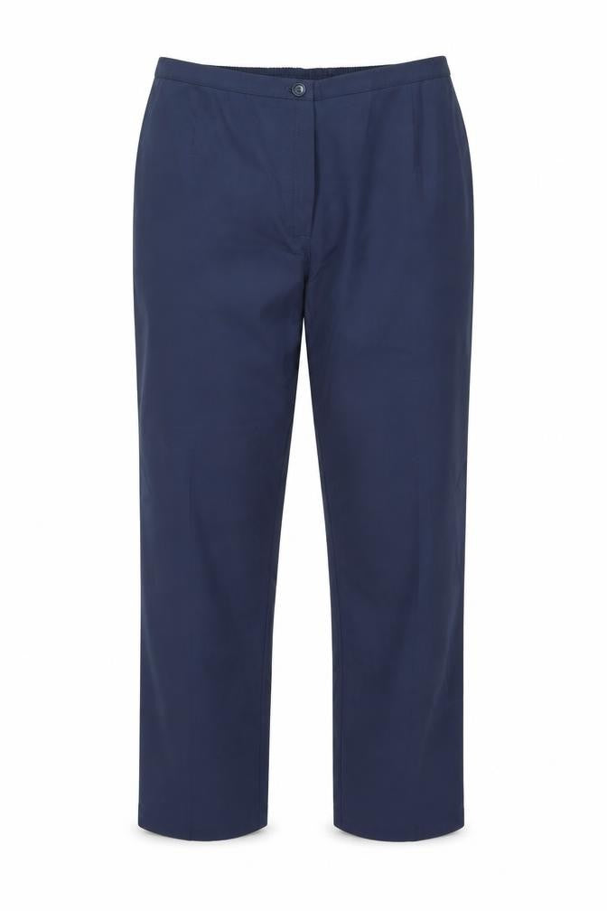 Meltemi Mens Blue Polyester Trousers Size 30 in L25 in Regular Zip