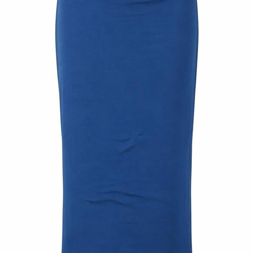Miss Selfridge Womens Blue Viscose Straight & Pencil Skirt Size 6 Button