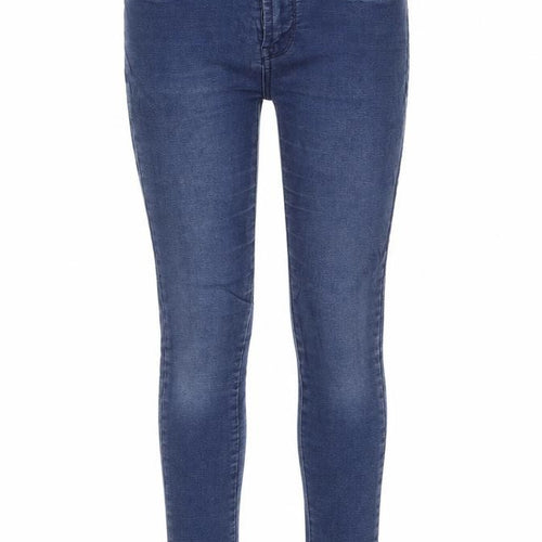 ICHI Womens Blue Cotton Skinny Jeans Size 25 in L30 in Regular Button
